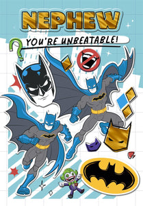 Nephew Batman Birthday Card