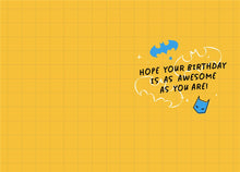Load image into Gallery viewer, Nephew Batman Birthday Card
