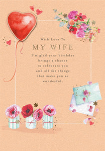 My Wife Birthday Card