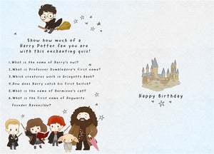 Harry Potter Wizards Grandson Birthday Card