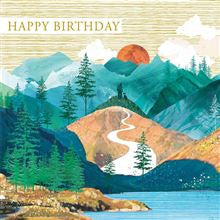 Hiking Birthday Card