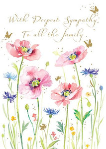 Deepest Sympathy To All Family Card