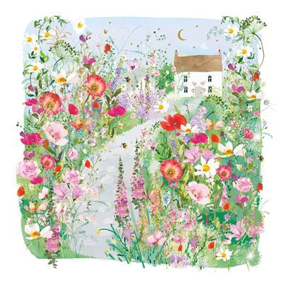 Pretty Cottage Birthday Card
