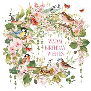 Bird Song Birthday Card