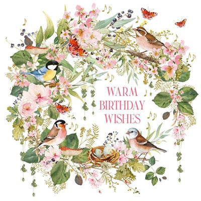 Bird Song Birthday Card