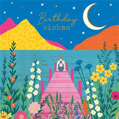 Wild Swimming Birthday Card