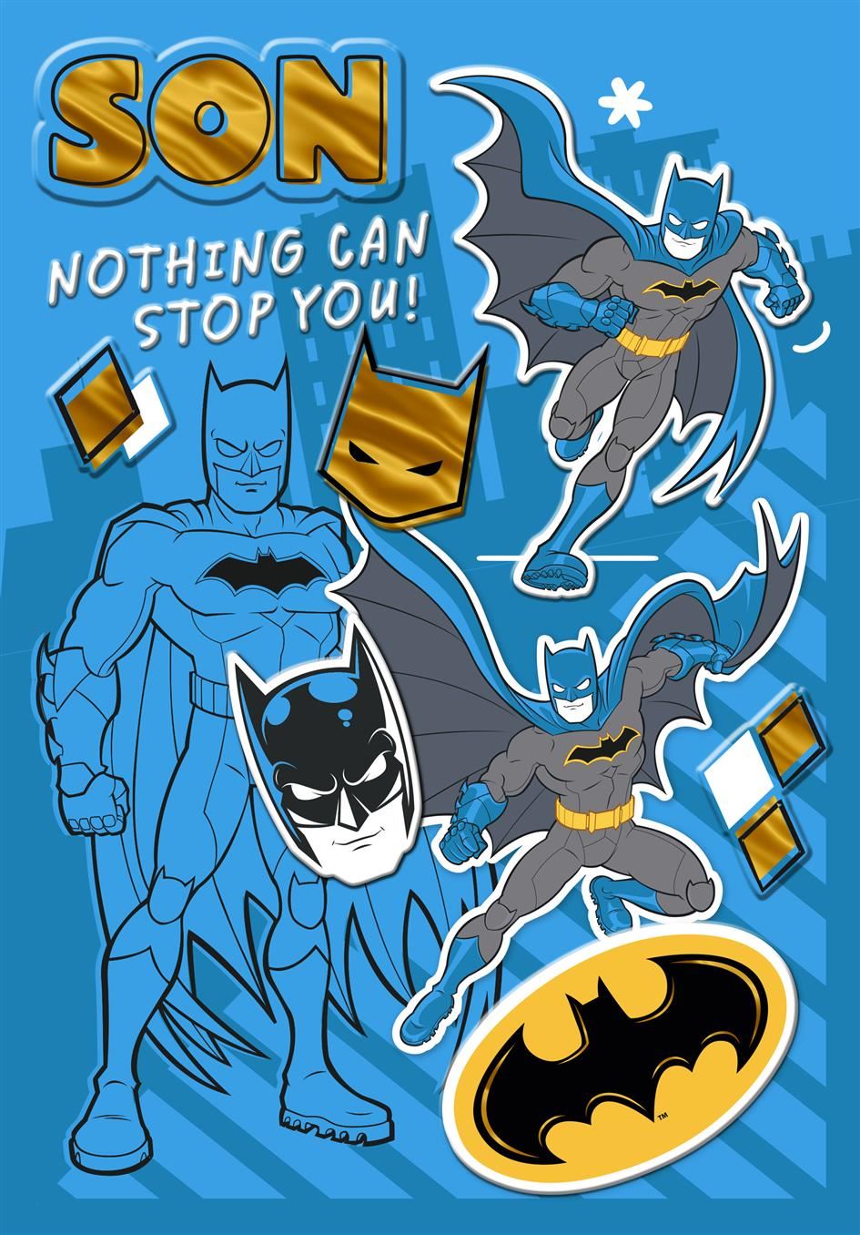 Son Batman Birthday Card