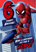 Load image into Gallery viewer, Batman 6th Birthday Card
