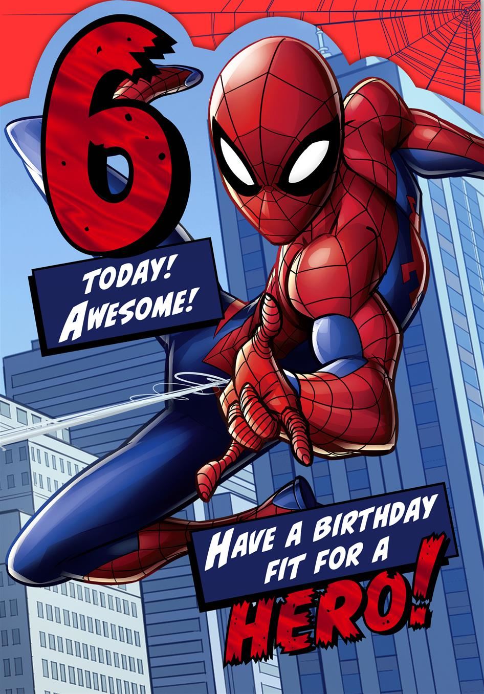 Batman 6th Birthday Card