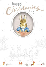 Load image into Gallery viewer, Peter Rabbit Christening Day Card
