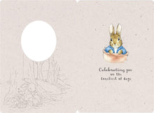 Load image into Gallery viewer, Peter Rabbit Christening Day Card

