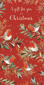 Robin Christmas Money Wallet
