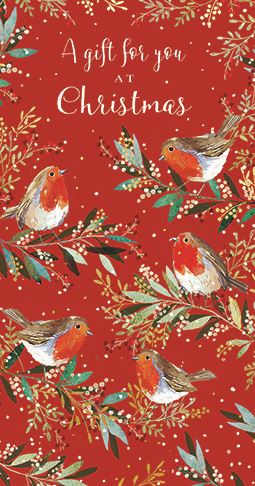Robin Christmas Money Wallet