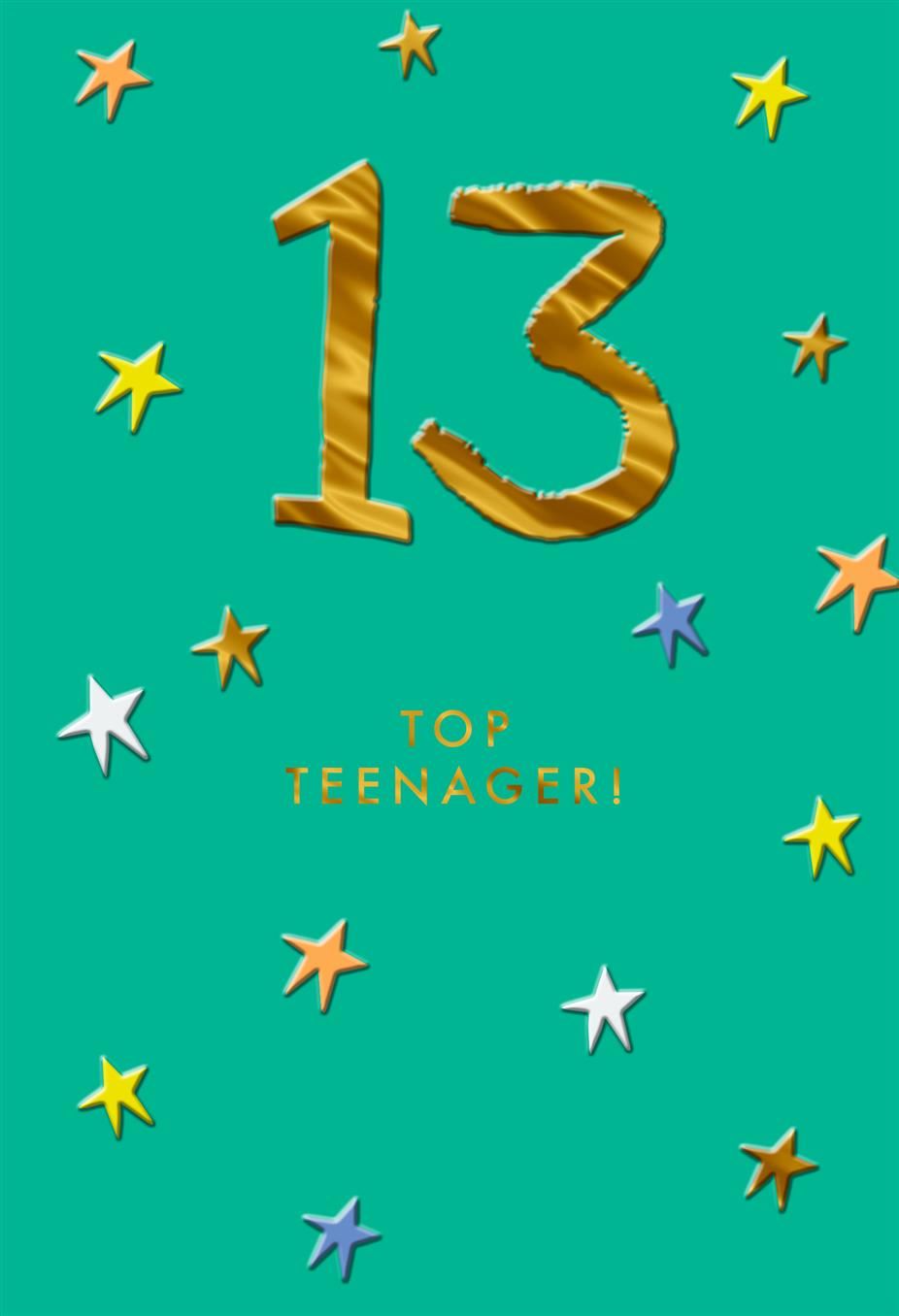13th Birthday Card