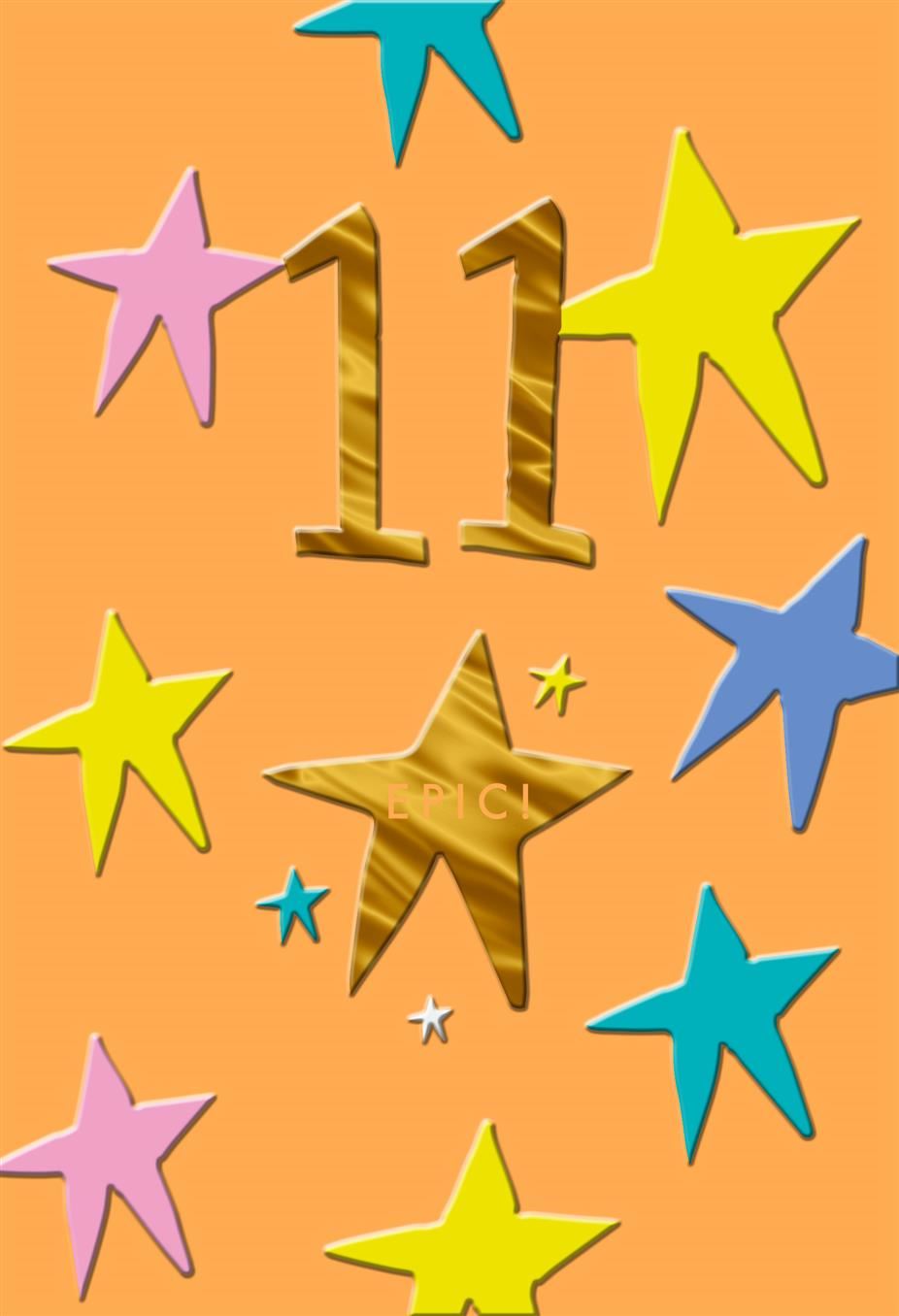 11th Birthday Card