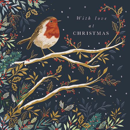Robin Christmas Card
