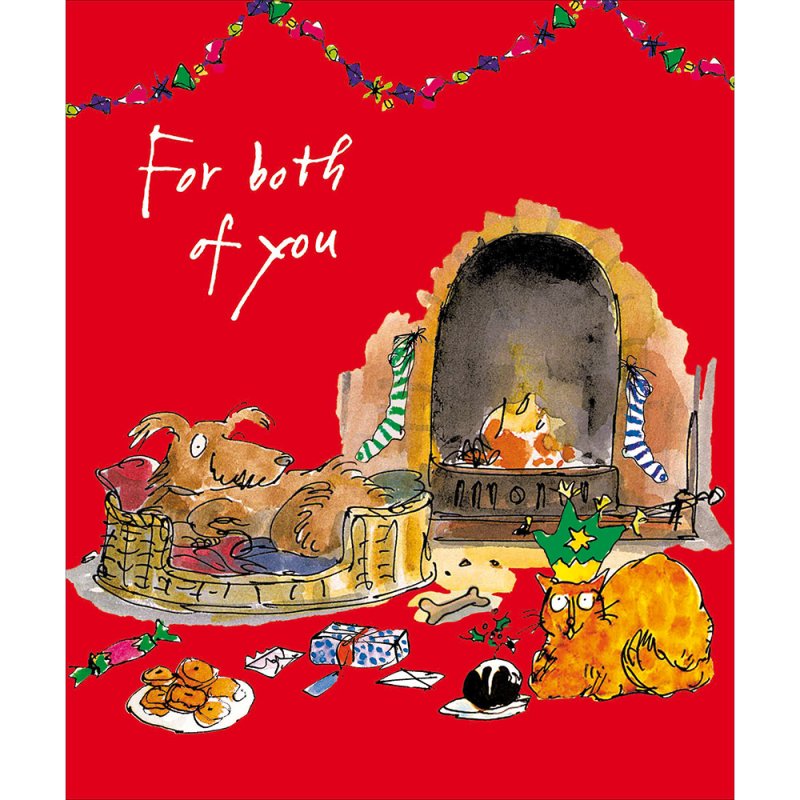 For Both Of You Christmas Card