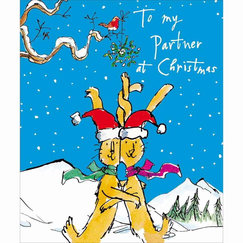 To My Partner At Christmas Card