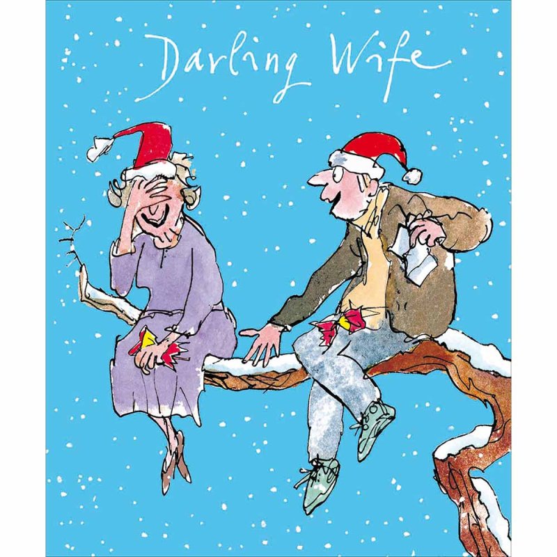 Darling Wife Christmas Card