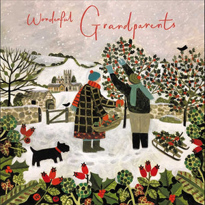 Wonderful Grandparents Christmas Card