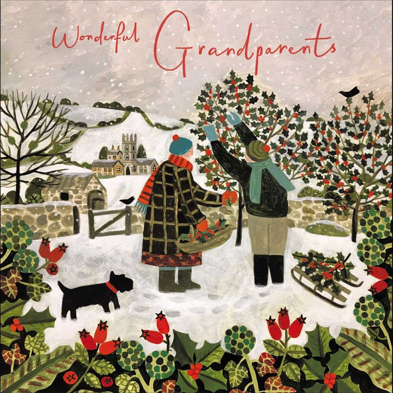 Wonderful Grandparents Christmas Card