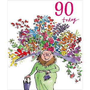 90th Birthday Card By Quentin Blake
