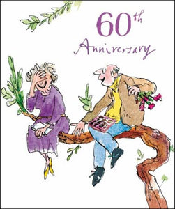 60th Anniversary Card By Quentin Blake