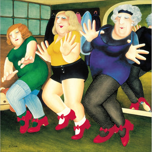 Beryl Cook Blank Dance Class Card