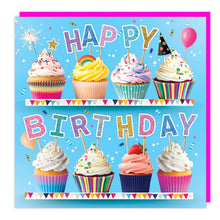 Load image into Gallery viewer, Cupcake Birthday Lenticular 3D Card
