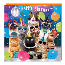 Load image into Gallery viewer, Cats Birthday Lenticular 3D Card
