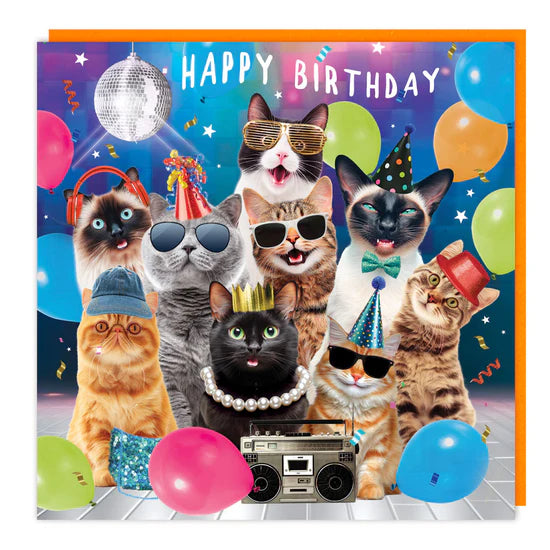 Cats Birthday Lenticular 3D Card
