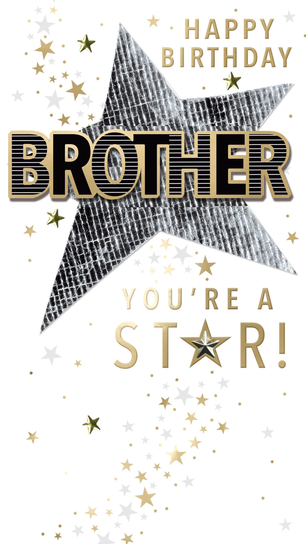 You’re A Star Brother Birthday Card