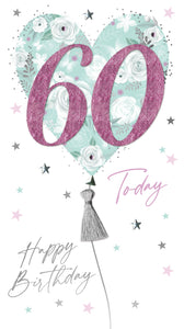 60th Birthday Card