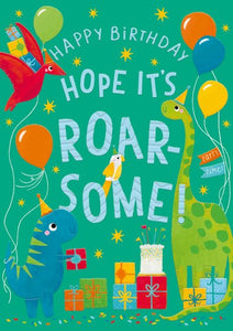 Birthday Boy Roarsome Card