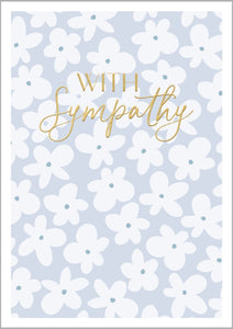 Daisy Flowers Sympathy Card