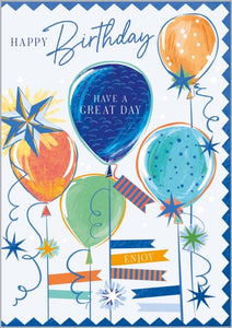 Celebratory Birthday Balloons Card