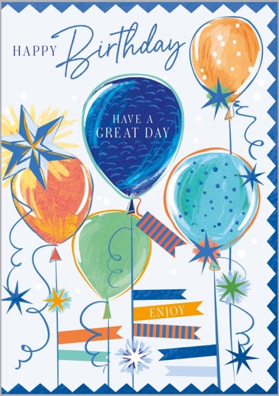 Celebratory Birthday Balloons Card