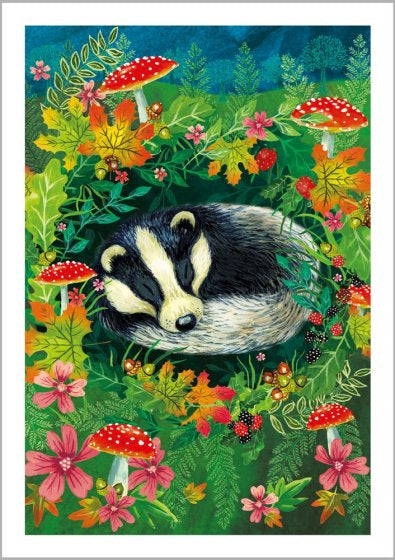 Badger Sett Blank Card