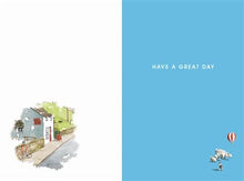Load image into Gallery viewer, Country Pub, Sheep, Hot Air Balloon Birthday Card
