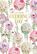 Load image into Gallery viewer, Flower Balloons Wedding Card
