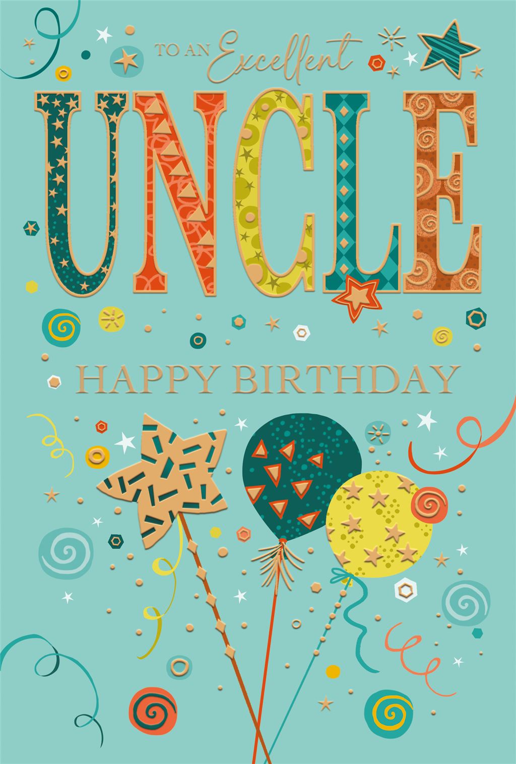 Brilliant Uncle Birthday Card