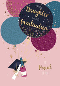 Daughter on Your Graduation Card