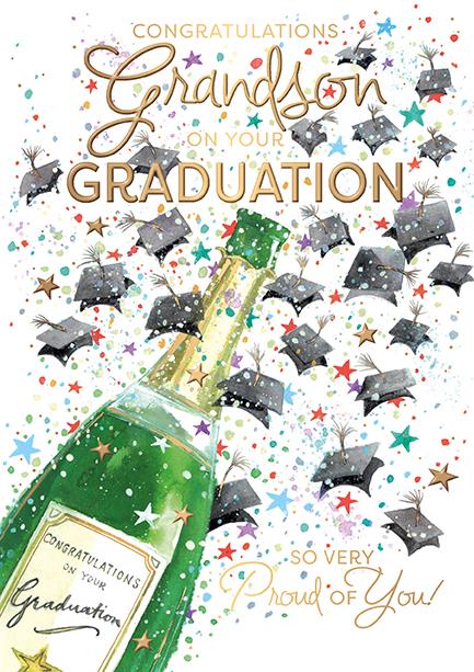 Congratulations Grandson on Your Graduation Card
