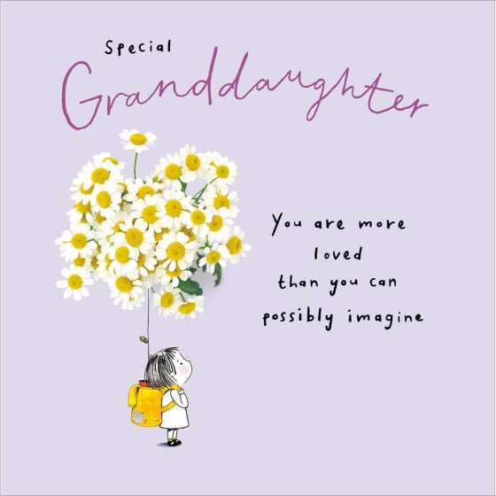 Special Granddaughter Daisy Birthday Card