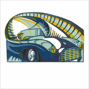 Paul Cleden Car Blank Card