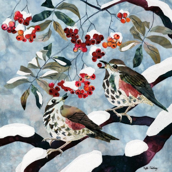 Redwings & Rowan Pack Of 5 Charity Christmas Cards