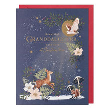 Load image into Gallery viewer, Beautiful Granddaughter Christmas Card
