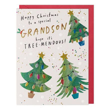 Load image into Gallery viewer, Special Grandson Christmas Card
