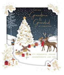 Grandma & Grandad Christmas Card