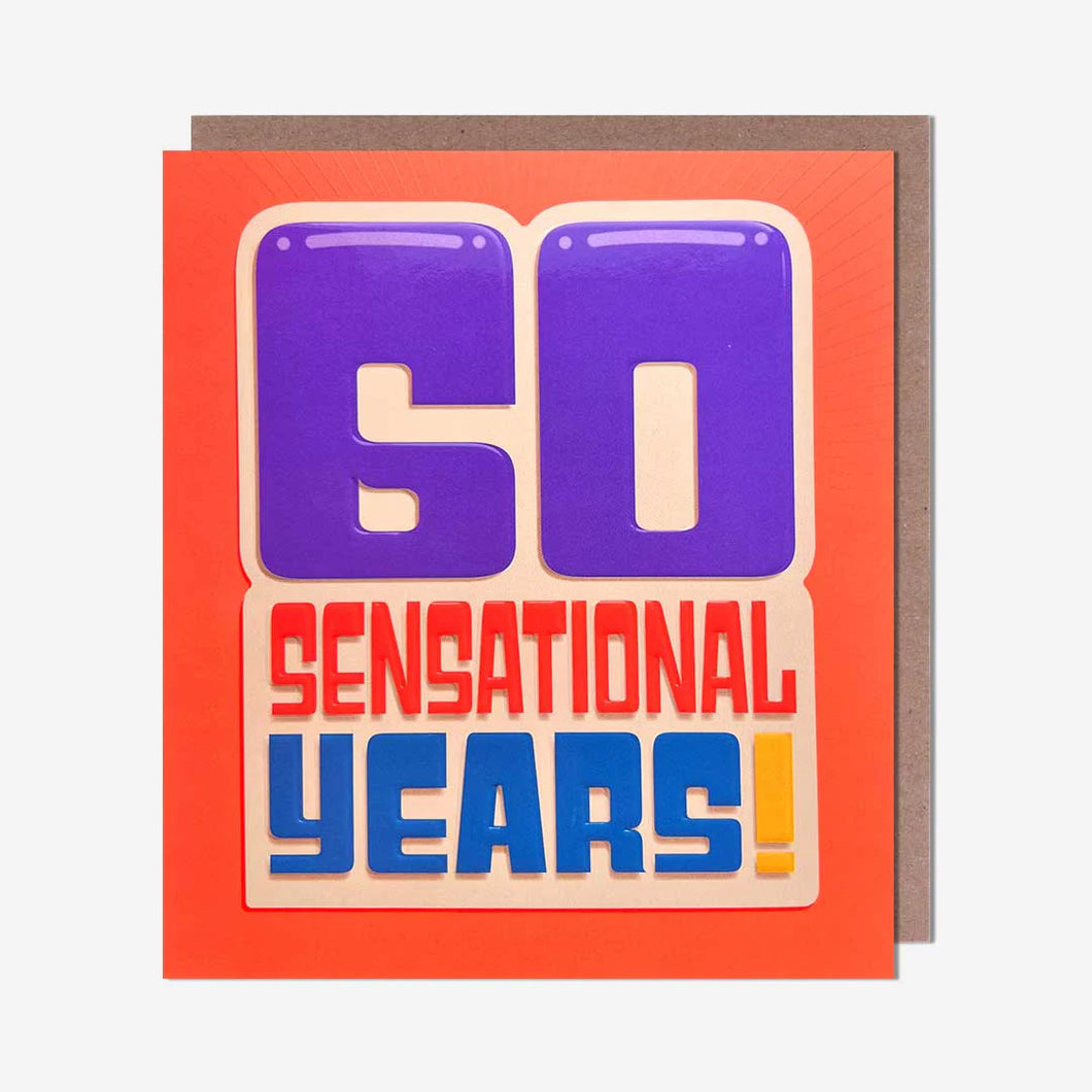 60th Birthday Card